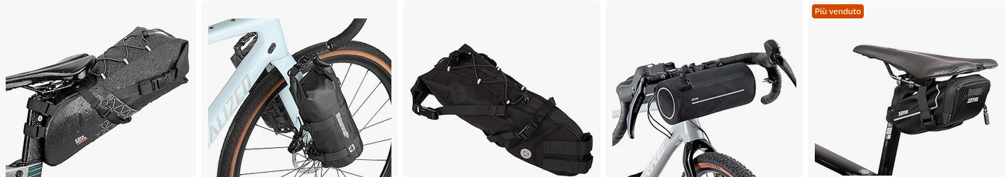 Tutto sul Bike Packing su Amazon