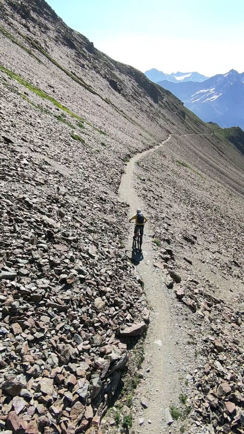 Lago d’oro, piz Chavalatsch Glorenza MTB