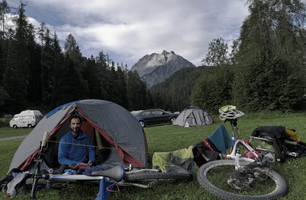 dreilander mountainbike campeggio scuol