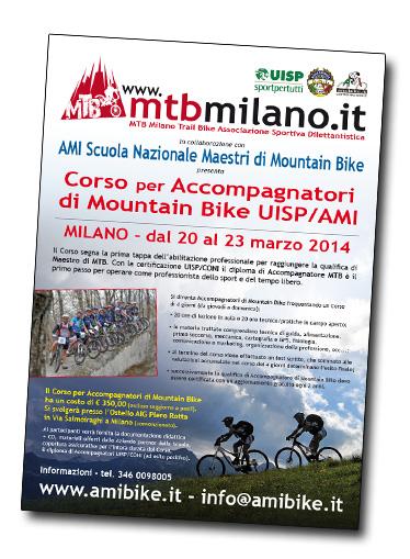 Corso accompagnatori Mtb  UISP/AMI a MIlano 20 - 23 Marzo