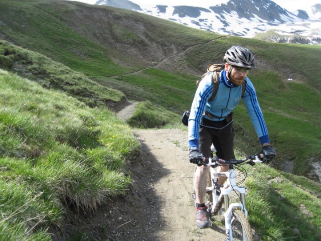 fotografie mountain bike livigno