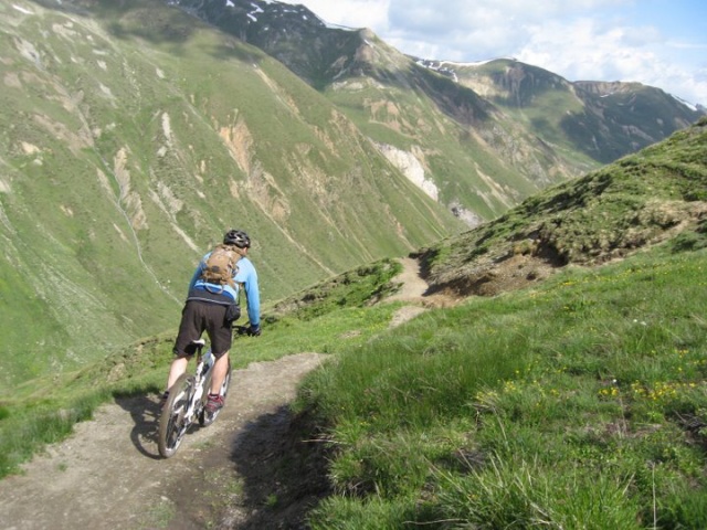 fotografie mountain bike livigno