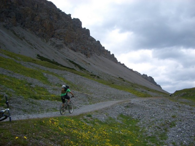 fotografie mountain bike livigno