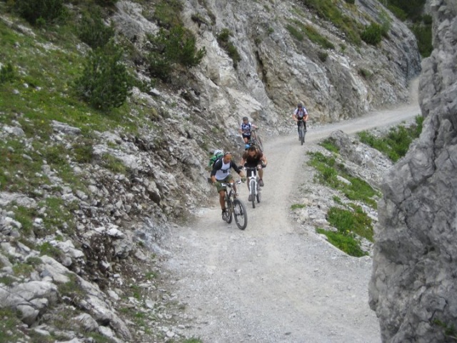 fotografie mountain bike livigno