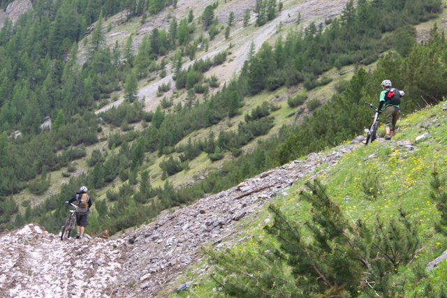 fotografie mountain bike livigno