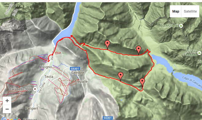 livigno mtb trela alpisella map