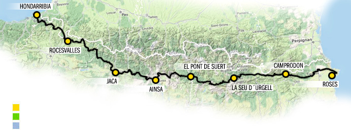 transpyr-itinerario-route