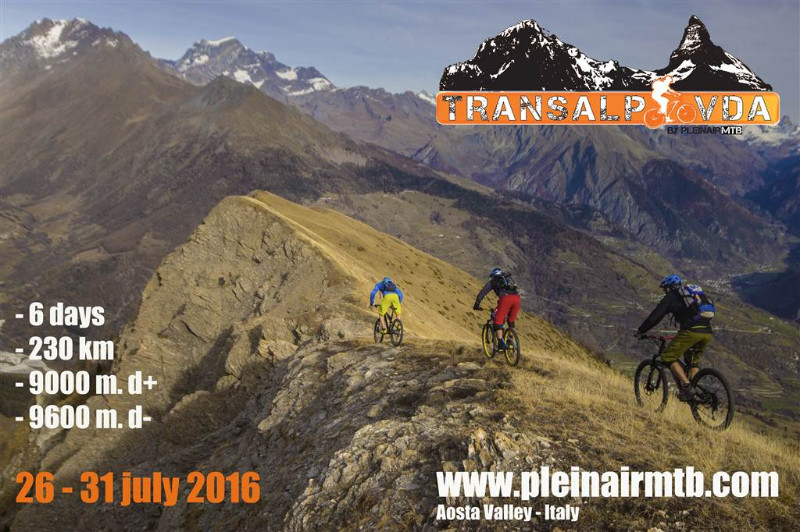 Mtb Tour 2016 - TransAlp Val d'Aosta 26/31 Luglio C2C