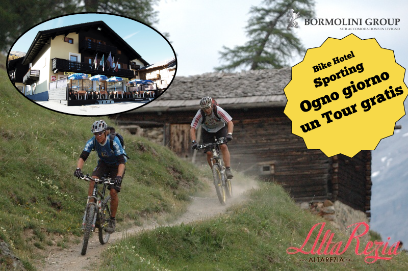 livigno hotel sporting tour mtb gratuiti